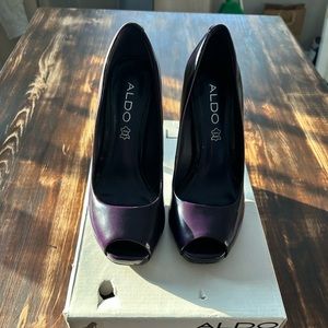 Aldo Deep Plum Heels
